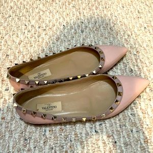 Valentino rock stud flats